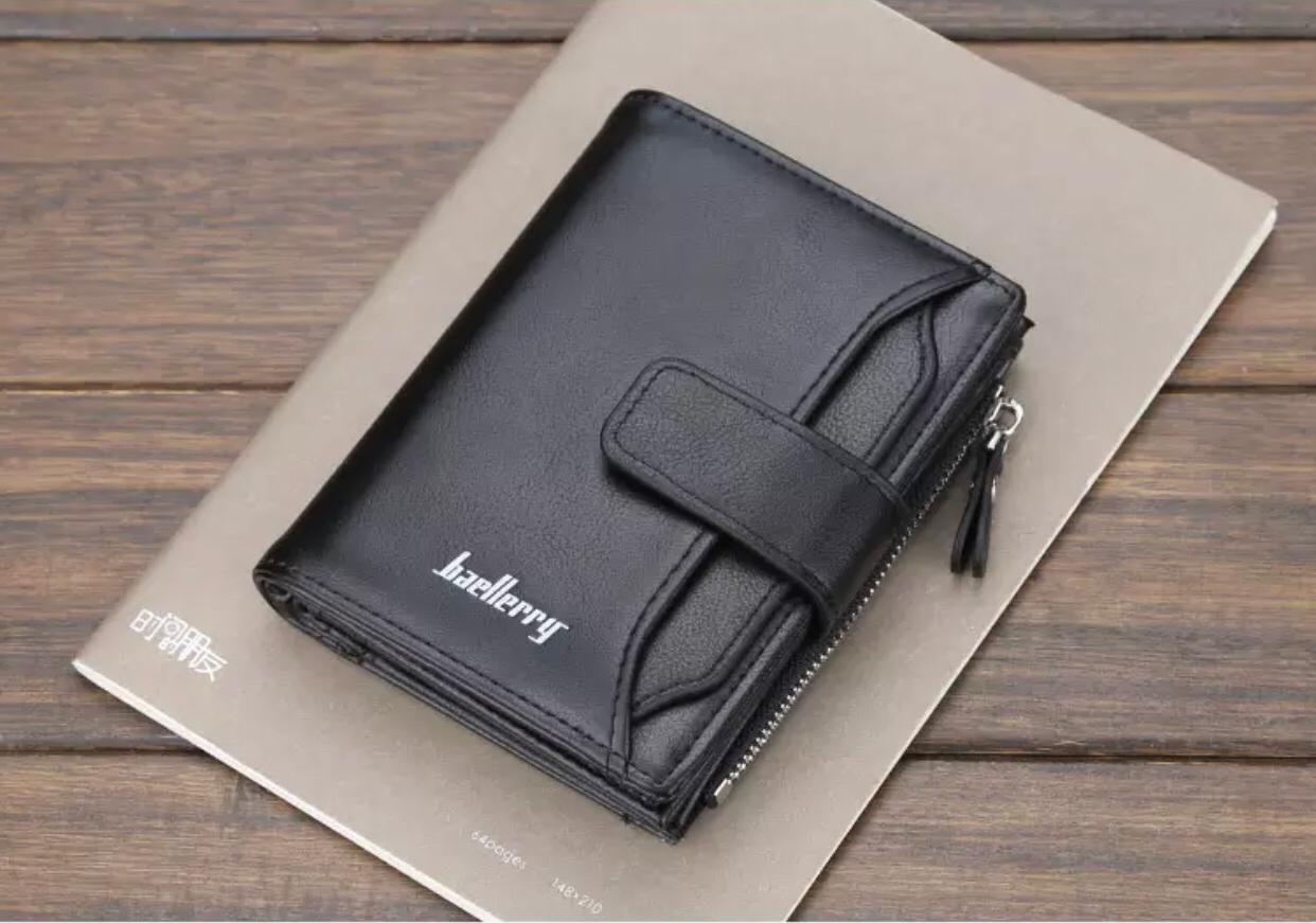 Baellerry Men’s RFID PU Leather Wallet with Coin Pocket UAE