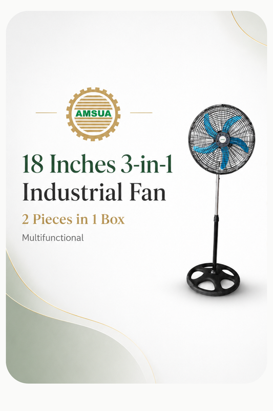 Heavy Duty Metal Pedestal Fan | 3-Speed | UAE