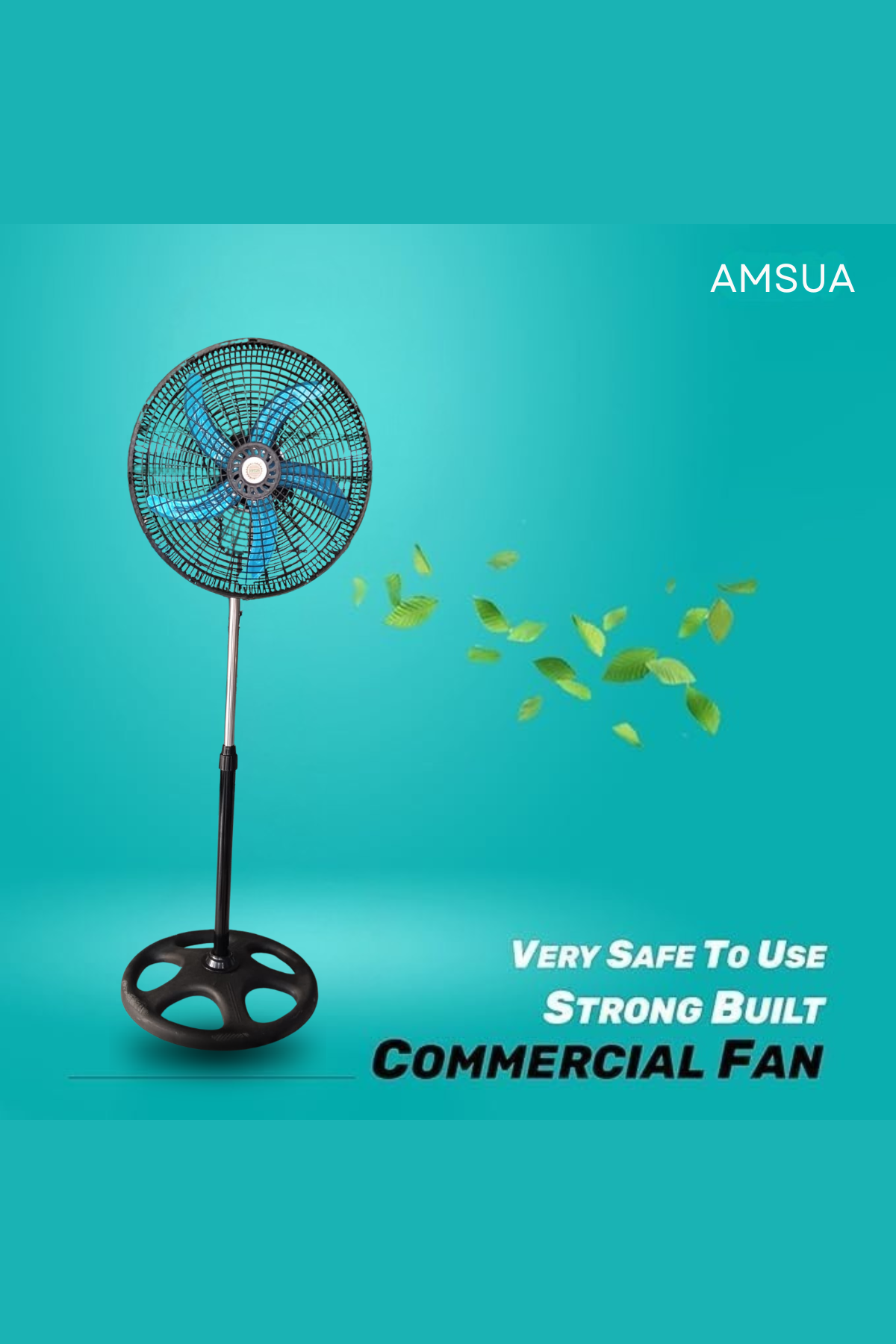 Heavy Duty Metal Pedestal Fan | 3-Speed | UAE