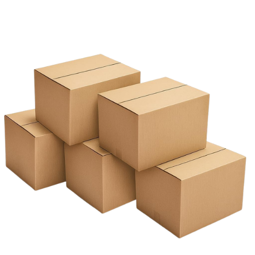 5-Pack Corrugated Moving Boxes 25KG | Shipping Cartons UAE