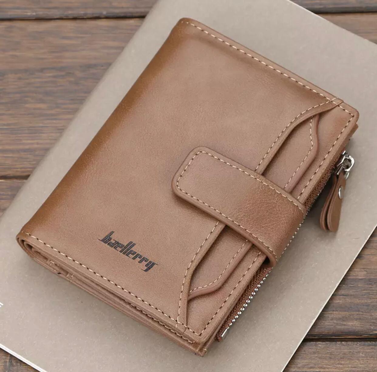 Baellerry Men’s RFID PU Leather Wallet with Coin Pocket UAE