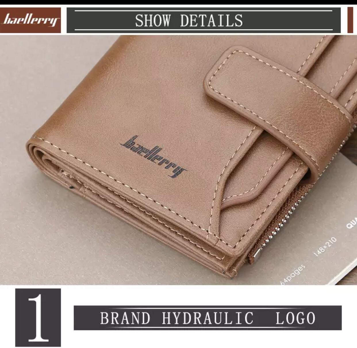 Baellerry Men’s RFID PU Leather Wallet with Coin Pocket UAE