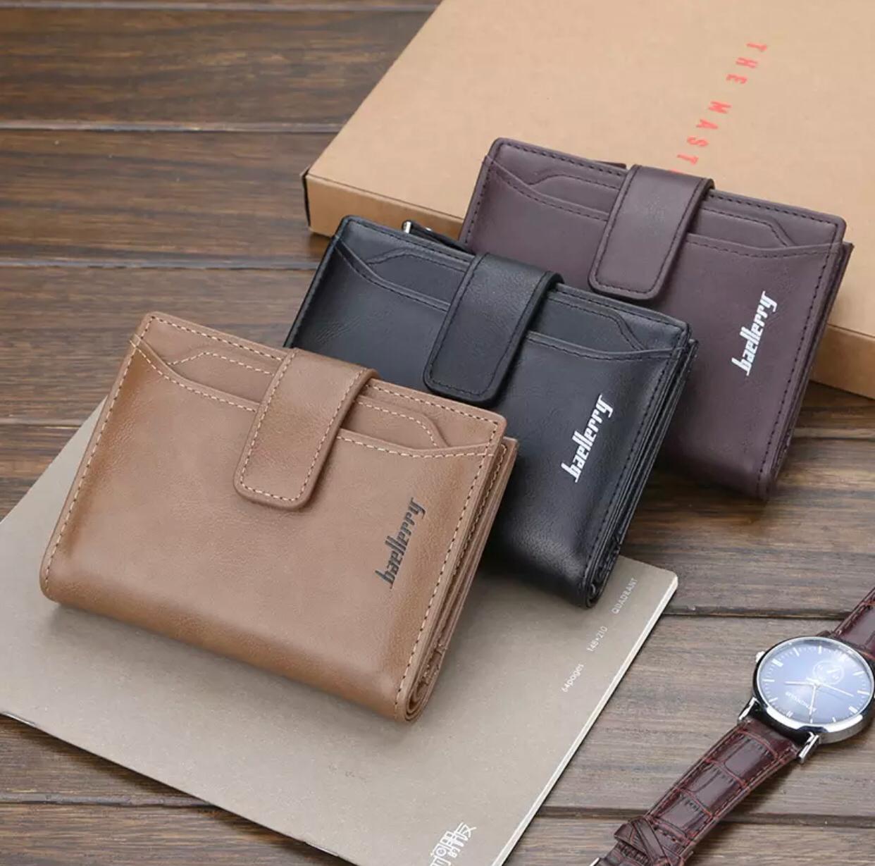 Baellerry Men’s RFID PU Leather Wallet with Coin Pocket UAE