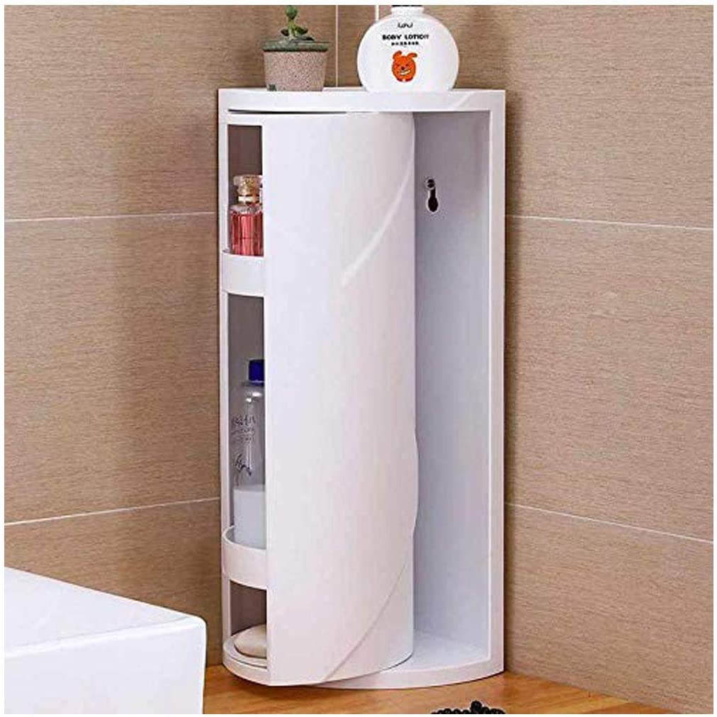 360° Rotating Corner Shelf Organizer UAE | Space Saving Bathroom Storage