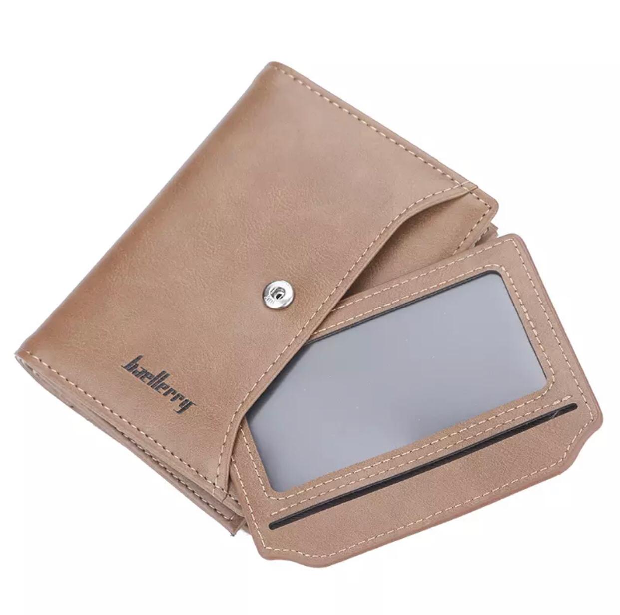 Baellerry Men’s RFID PU Leather Wallet with Coin Pocket UAE